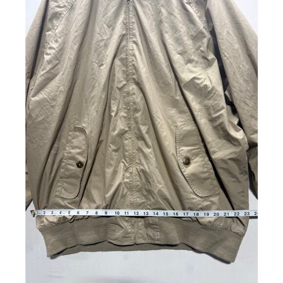 Vintage 1980s Par Four Sportswear Jacket Size XXL Tall (48-50) Beige Plaid Lined - Picture 8 of 10